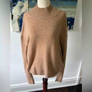 Free People Cashmere Elegant Tan Women's Sweater